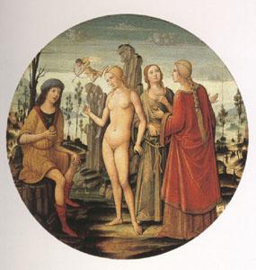 Girolamo di Benvenuto The Judgment of Paris (mk05) Germany oil painting art